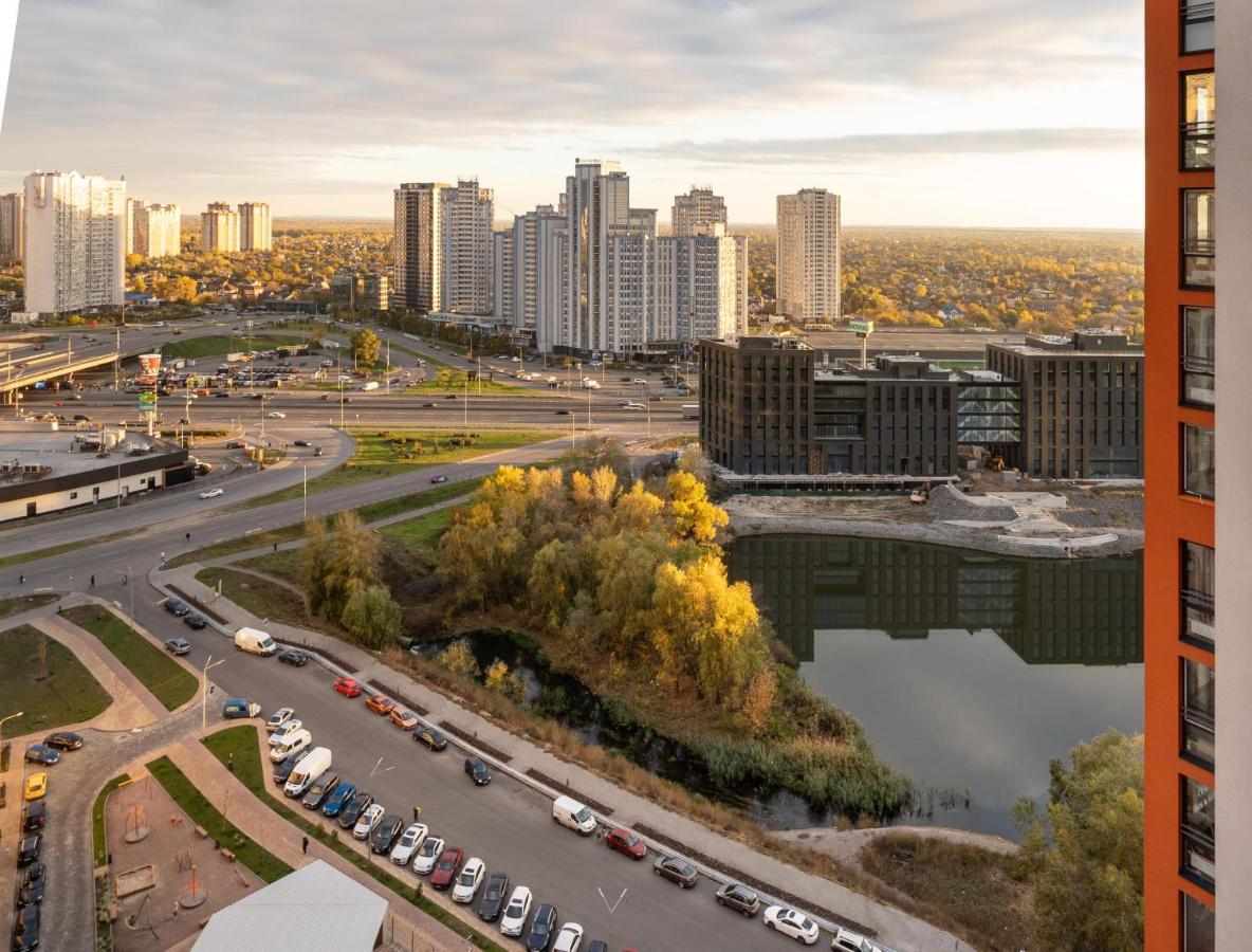 Лучшие Апартаменты В Жк Seven Днепровская Набережная Осокорки Kiev Eksteriør bilde