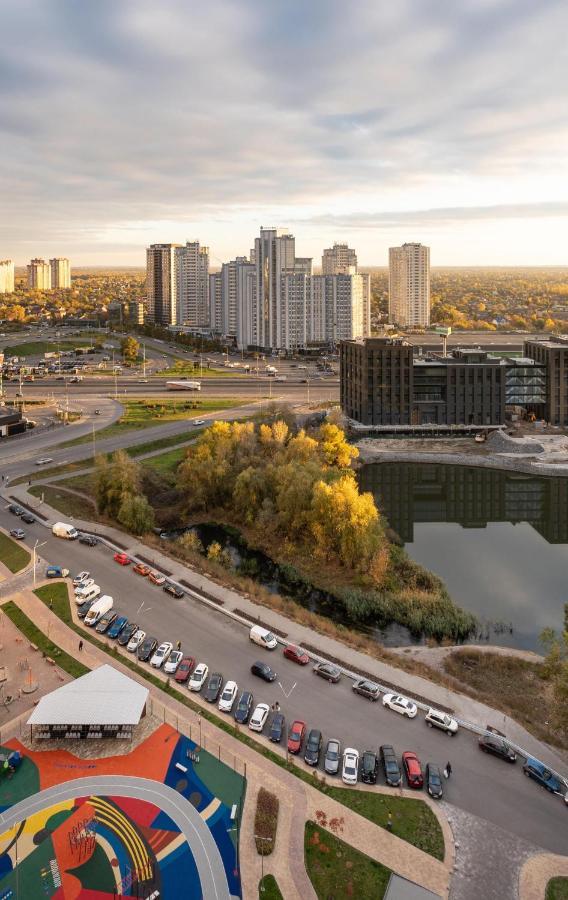 Лучшие Апартаменты В Жк Seven Днепровская Набережная Осокорки Kiev Eksteriør bilde